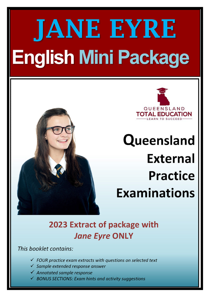 E OPTION 3: JANE EYRE Mini Package Selected texts : English Practice External Exam extracts