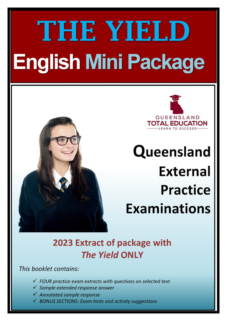 E OPTION 3: THE YIELD Mini Package Selected texts : English Practice External Exam extracts