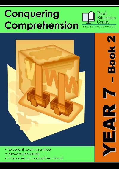 Yr 7 Conquering Comprehension Book 2