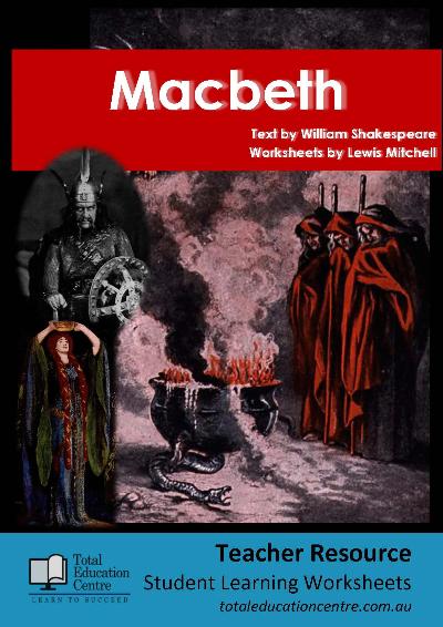 Classroom Activities: Macbeth